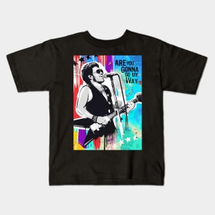 Lenny Kravitz pop art Kids T-Shirt